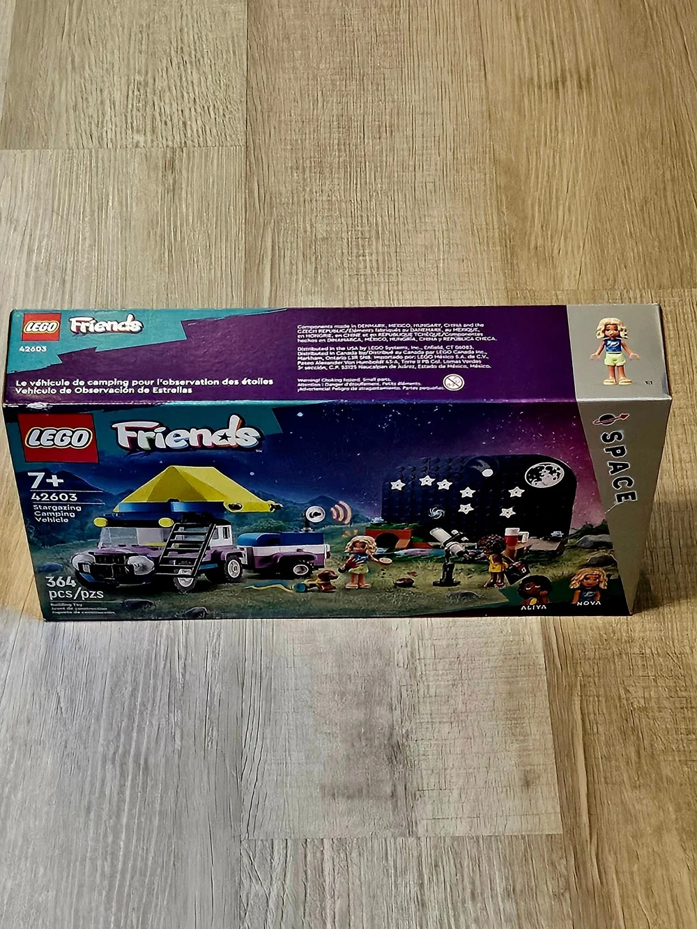 LEGO Friends 42603 Stargazing Camping Vehicle – 364 pcs – Ages 7+ – New Sealed